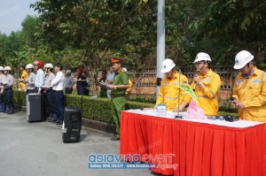 Lễ diễn tập Phương án Chữa cháy cứu nạn cứu hộ năm 2020 tại Công ty Cổ Phần China Steel & Nippon Steel Việt Nam
